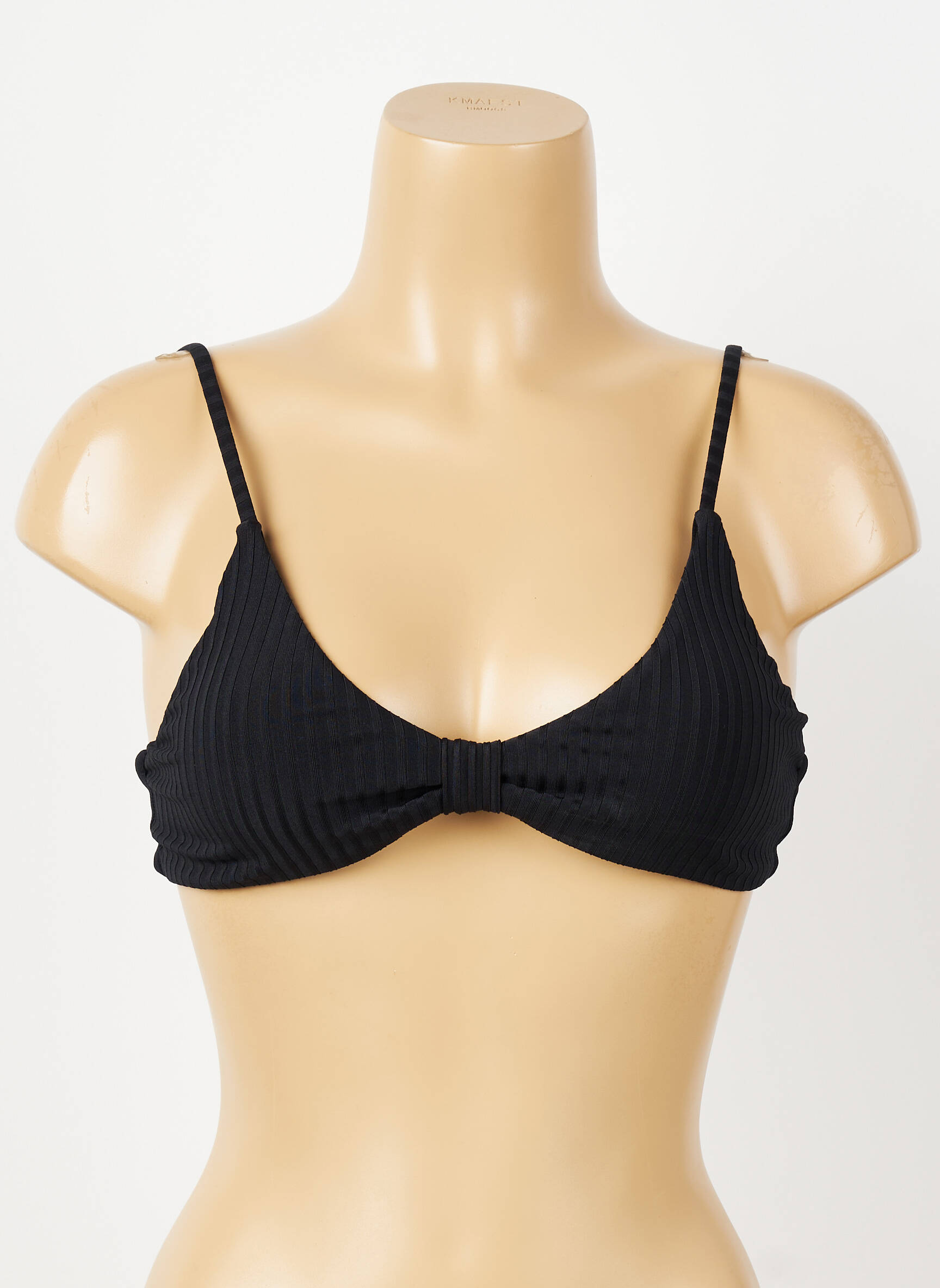 Haut de maillot de bain noir PIECES femme