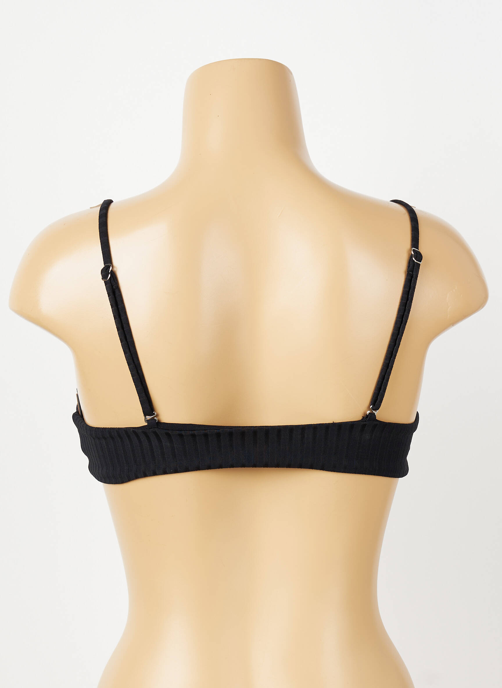Haut de maillot de bain noir PIECES femme