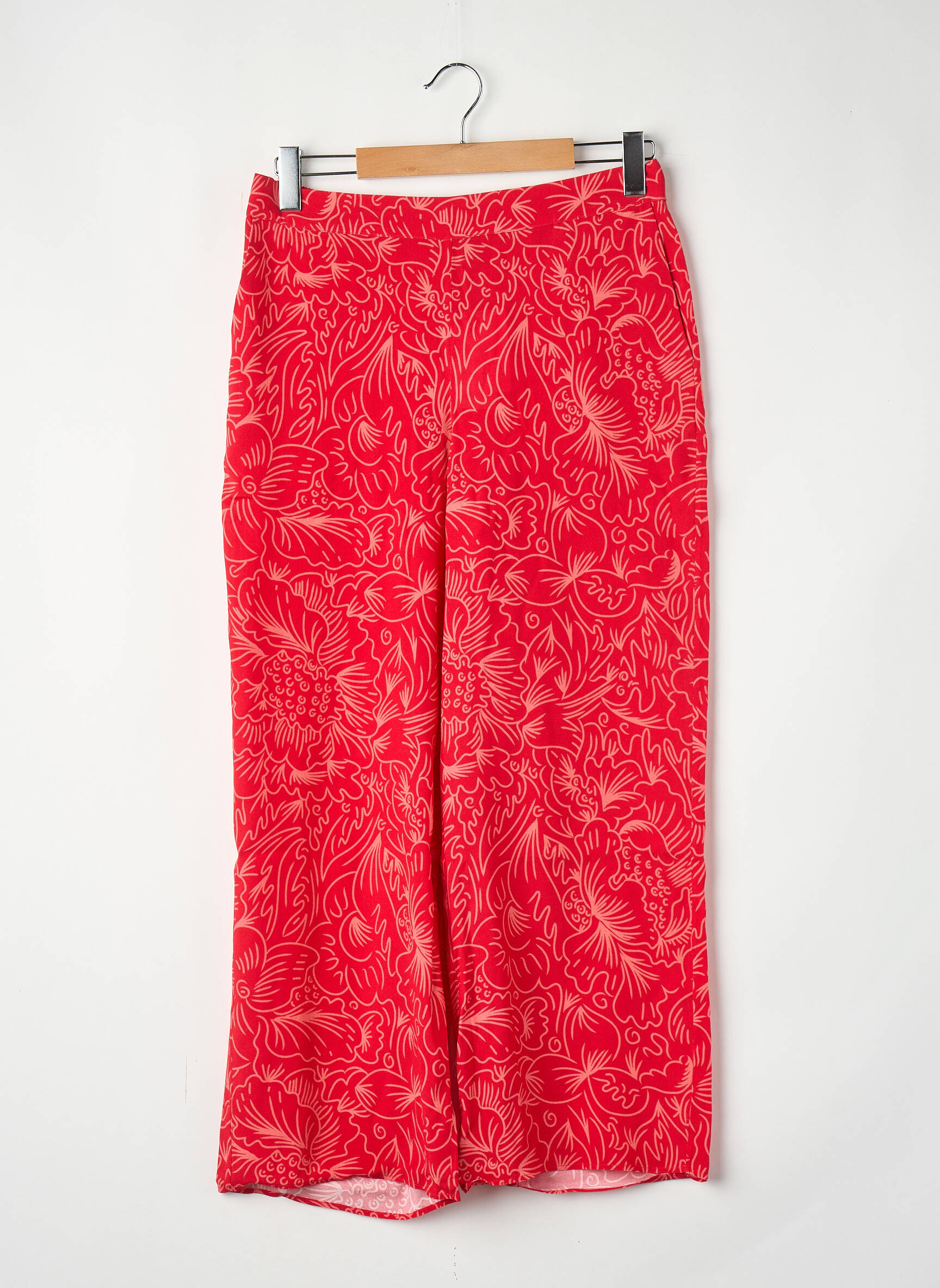 Pantalon large rouge SOI PARIS femme