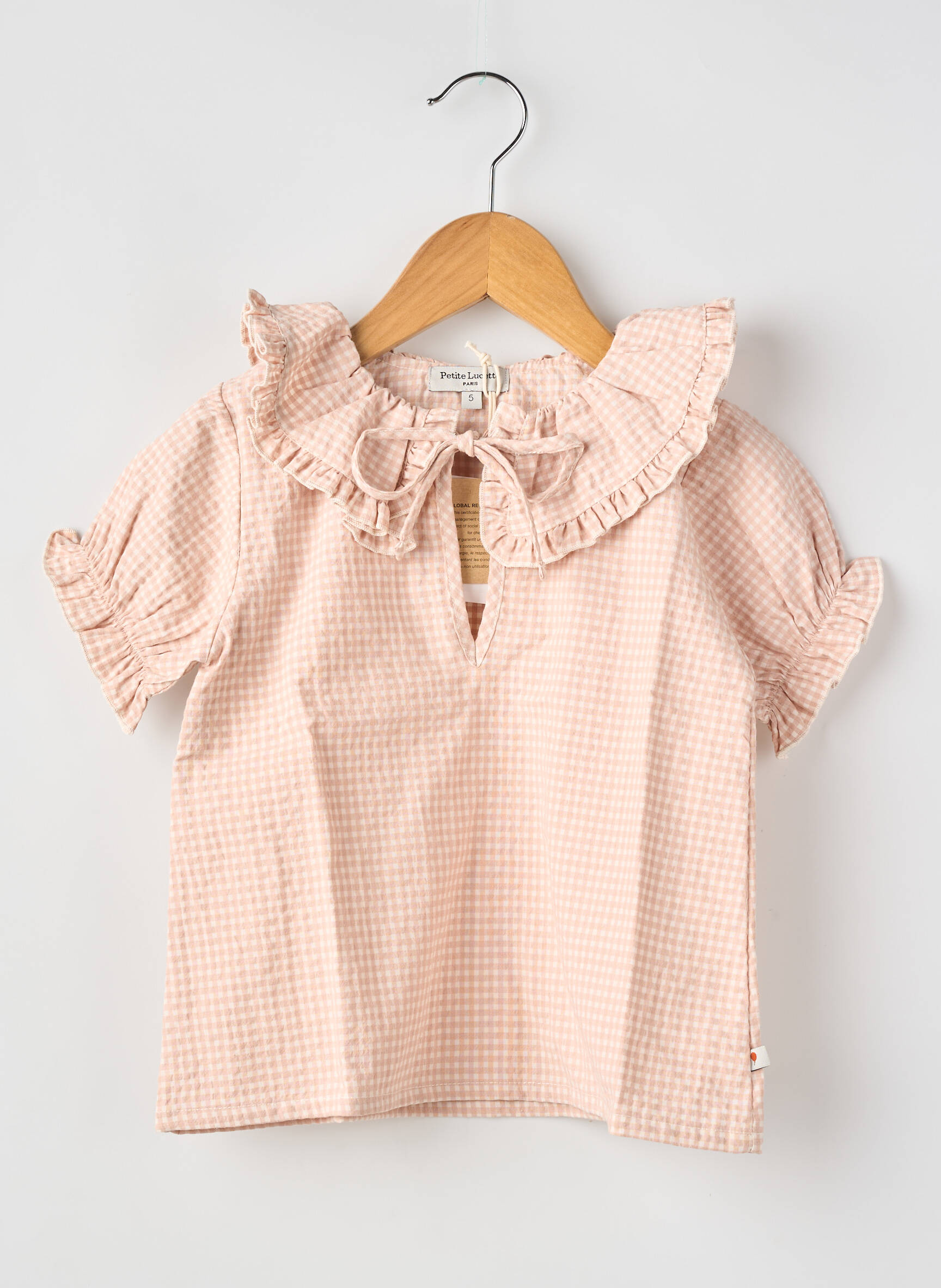 Blouse rose PETITE LUCETTE fille