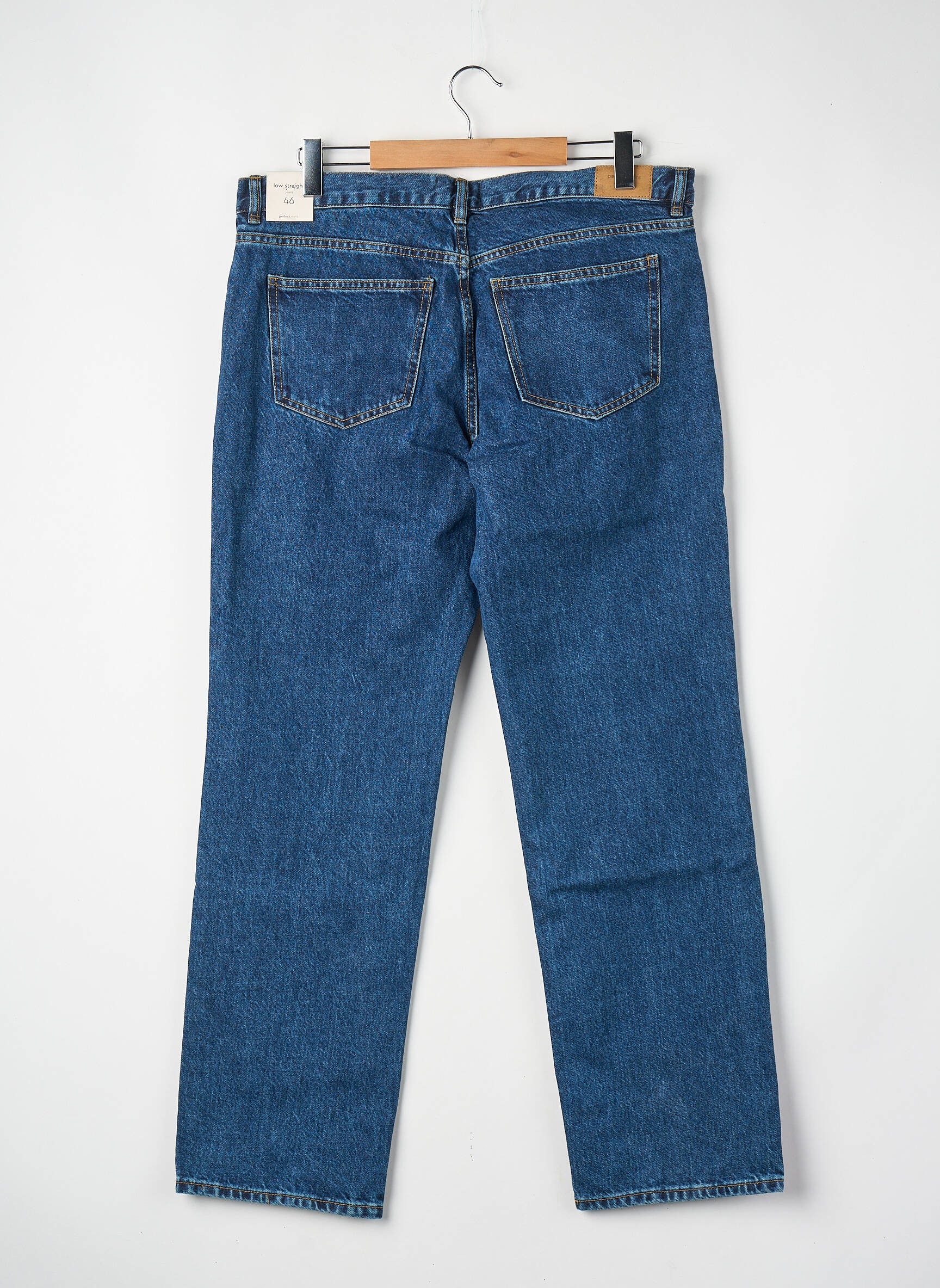 Jeans coupe droite bleu GINA TRICOT femme
