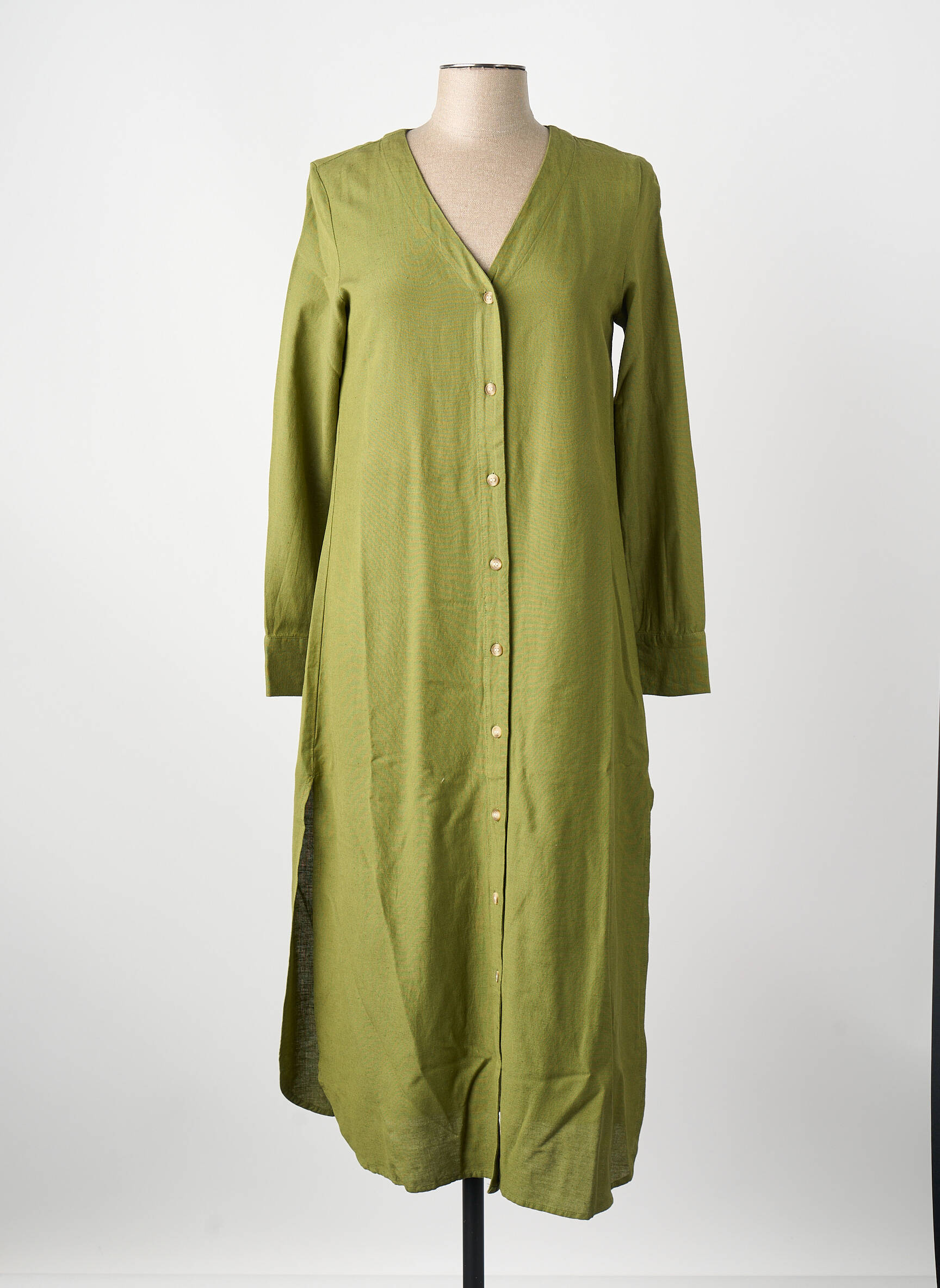 Robe longue vert VILA femme