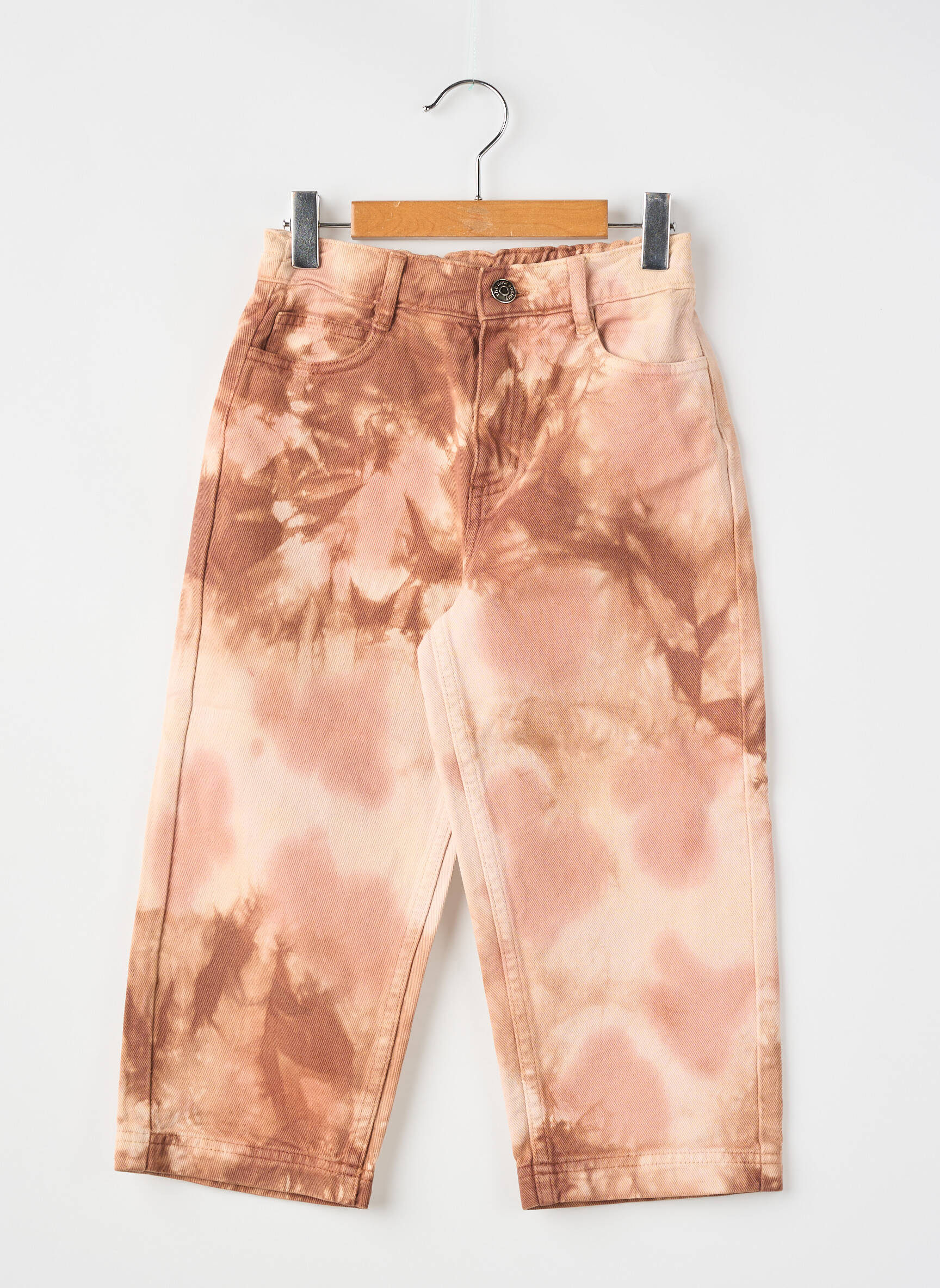 Jeans boyfriend marron THE NEW SOCIETY fille