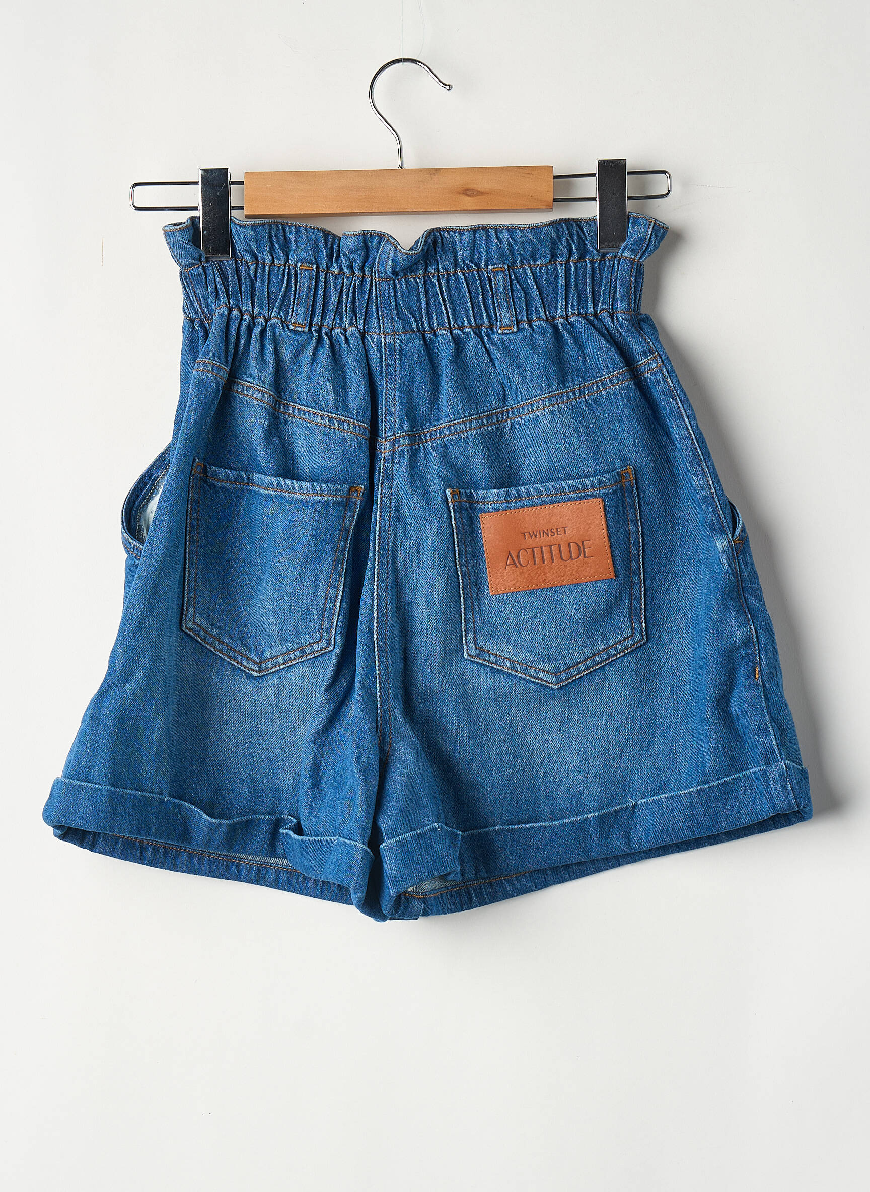 Short bleu TWINSET femme