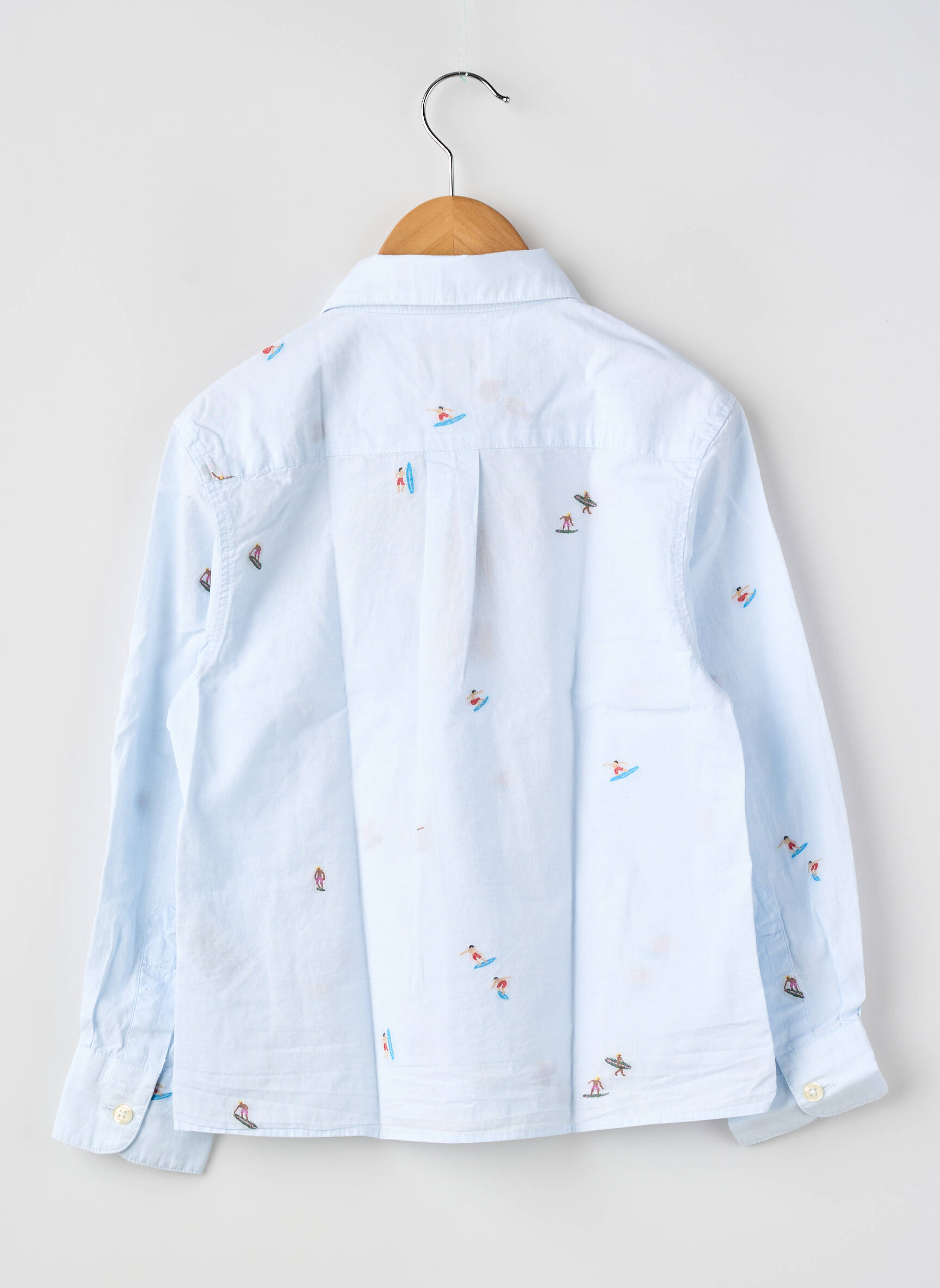 Chemise manches longues gris BELLEROSE garçon