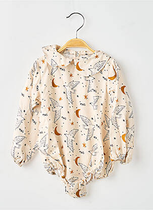 Barboteuse beige THE NEW SOCIETY fille