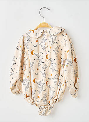 Barboteuse beige THE NEW SOCIETY fille