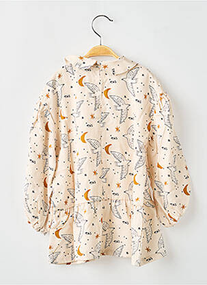 Robe mi-longue beige THE NEW SOCIETY fille