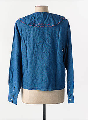 Chemise manches longues bleu MAISON LABICHE femme