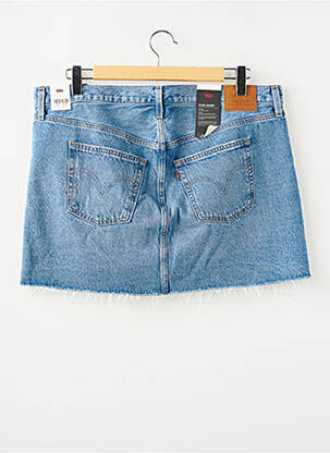 Jupe courte bleu LEVI'S femme