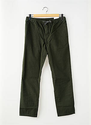 Pantalon droit vert KNOWLEDGE COTTON APPAREL homme