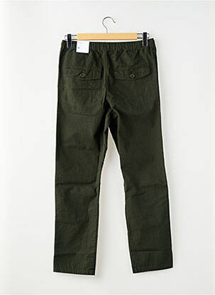 Pantalon droit vert KNOWLEDGE COTTON APPAREL homme