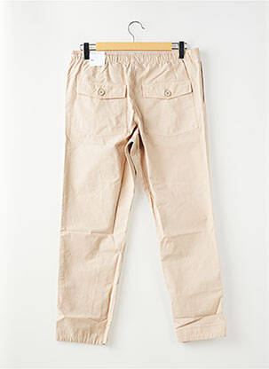 Pantalon droit beige KNOWLEDGE COTTON APPAREL homme