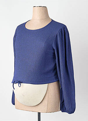 Top bleu MAMA LICIOUS femme