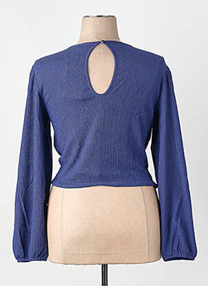 Top bleu MAMA LICIOUS femme