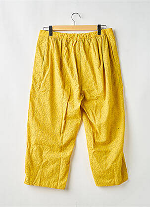 Pantalon droit jaune MAT FASHION femme
