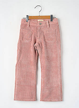 Pantalon droit rose BELLEROSE fille