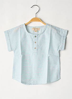T-shirt bleu LA PETITE COLLECTION fille