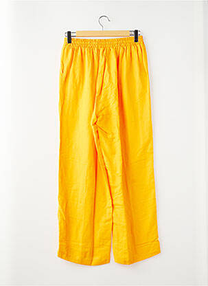 Pantalon droit jaune MAT FASHION femme