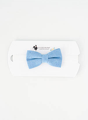 Noeud papillon bleu LE COQ EN PAP' garçon