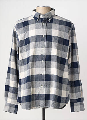 Chemise manches longues bleu HARTFORD homme