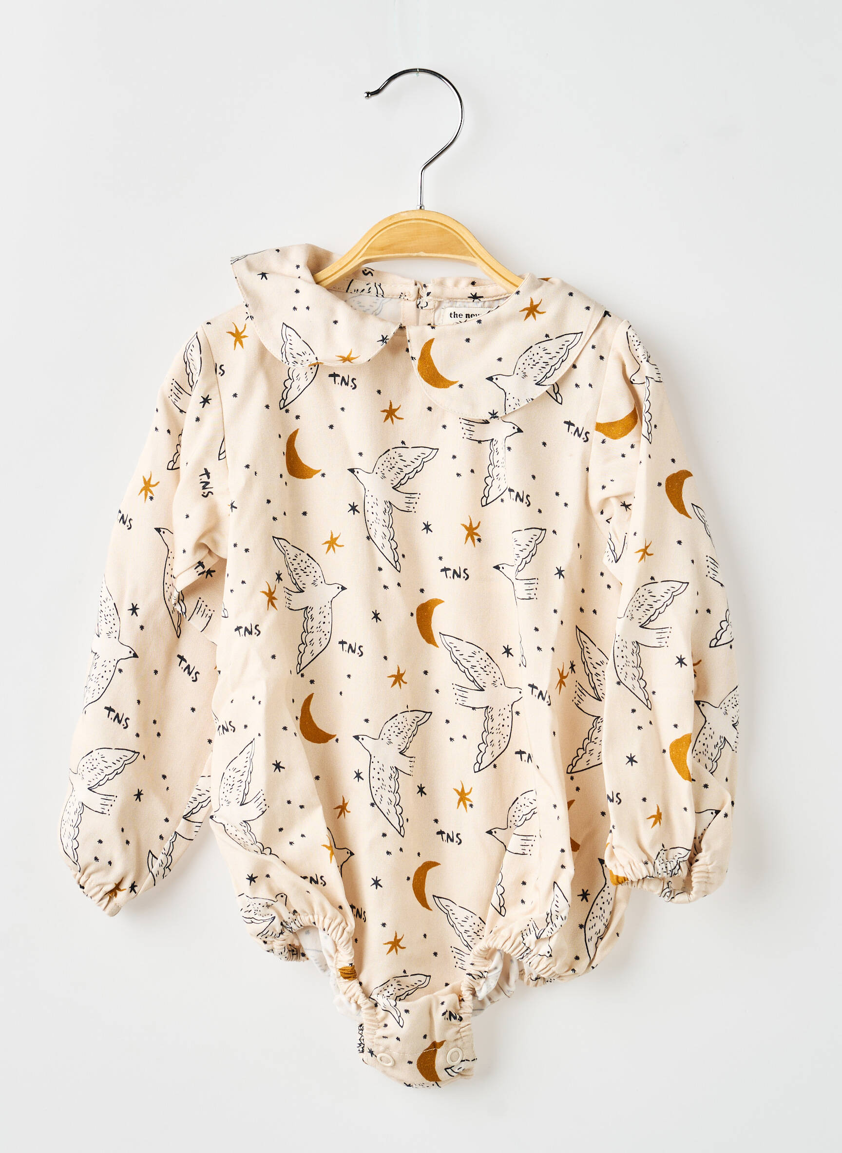 Barboteuse beige THE NEW SOCIETY fille
