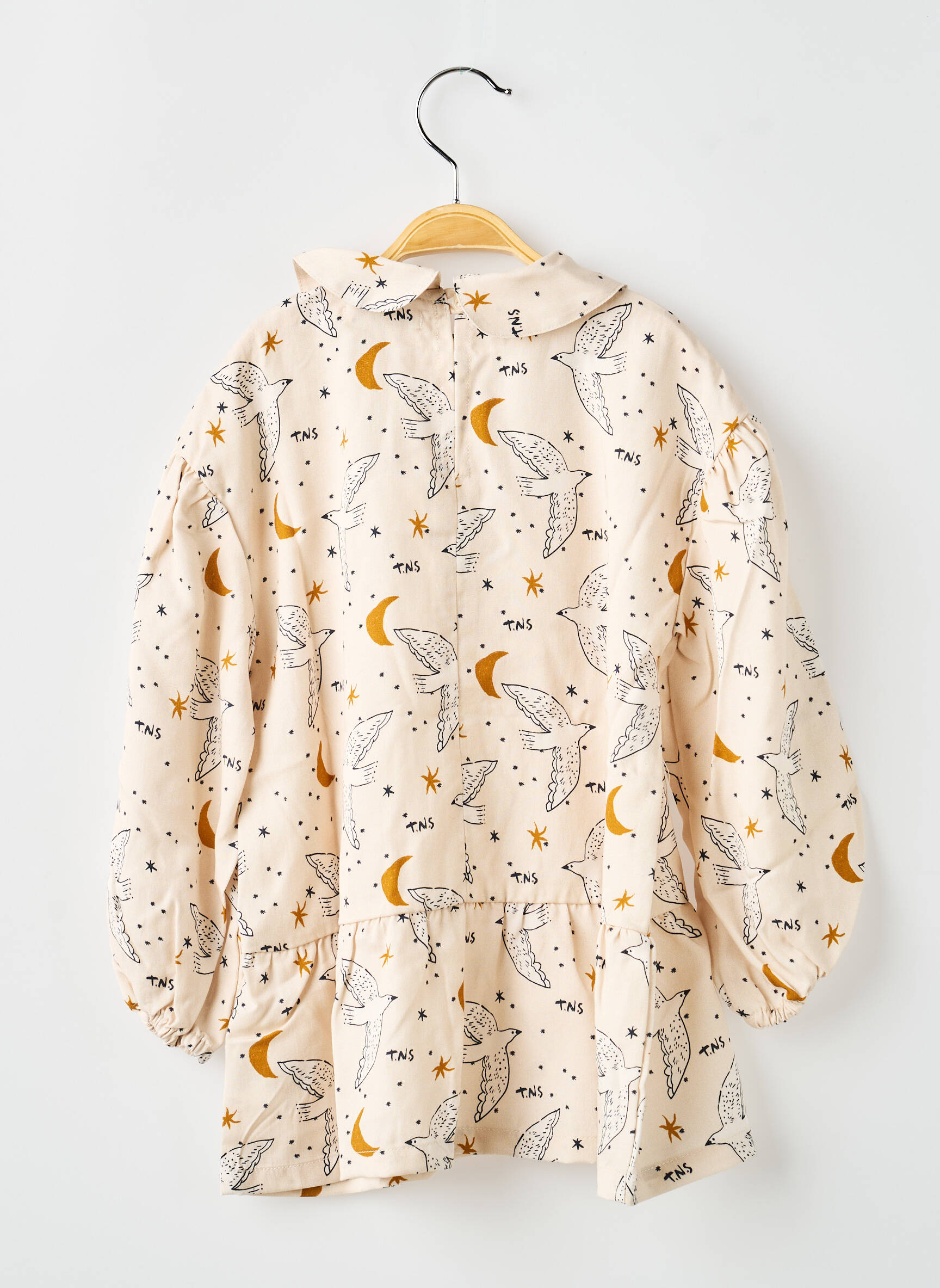 Robe mi-longue beige THE NEW SOCIETY fille