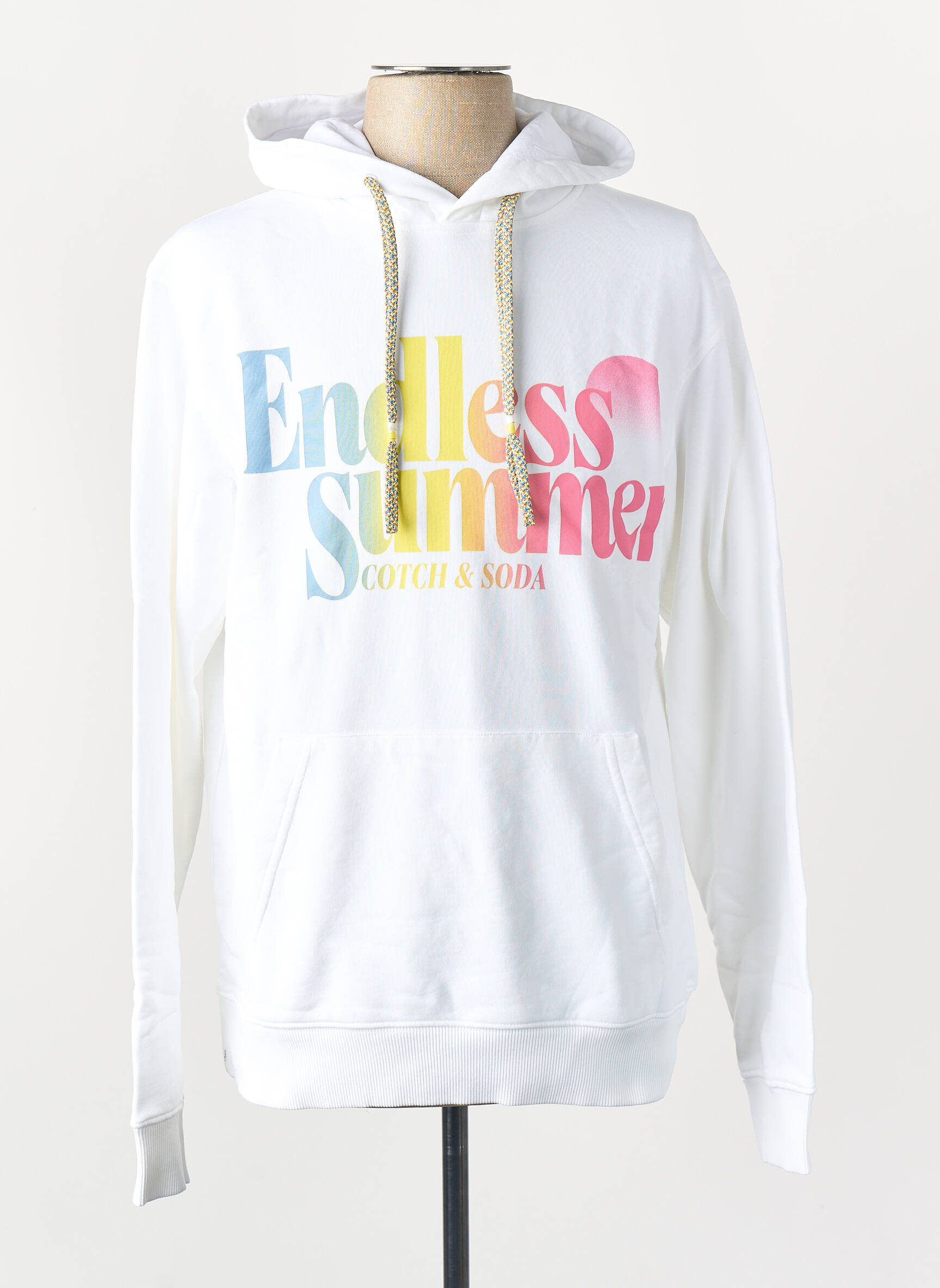 Sweat-shirt blanc SCOTCH & SODA homme