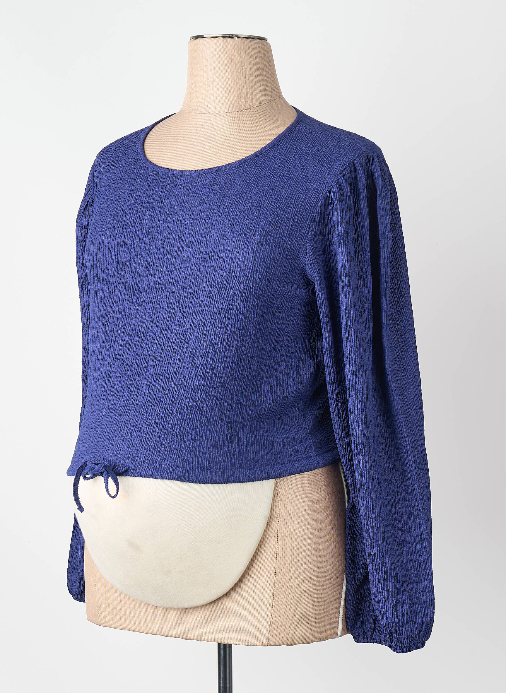 Top bleu MAMA LICIOUS femme