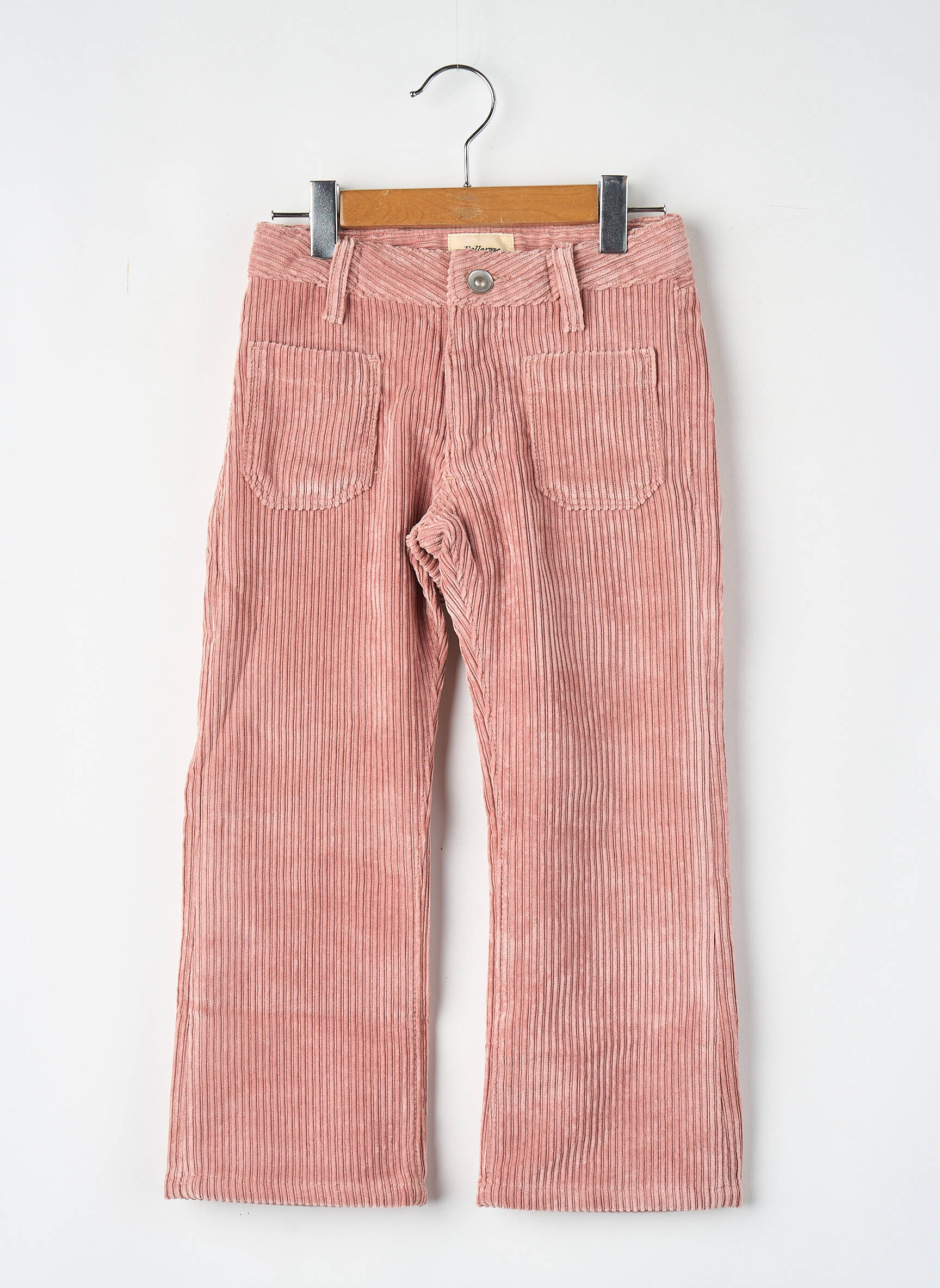 Pantalon droit rose BELLEROSE fille