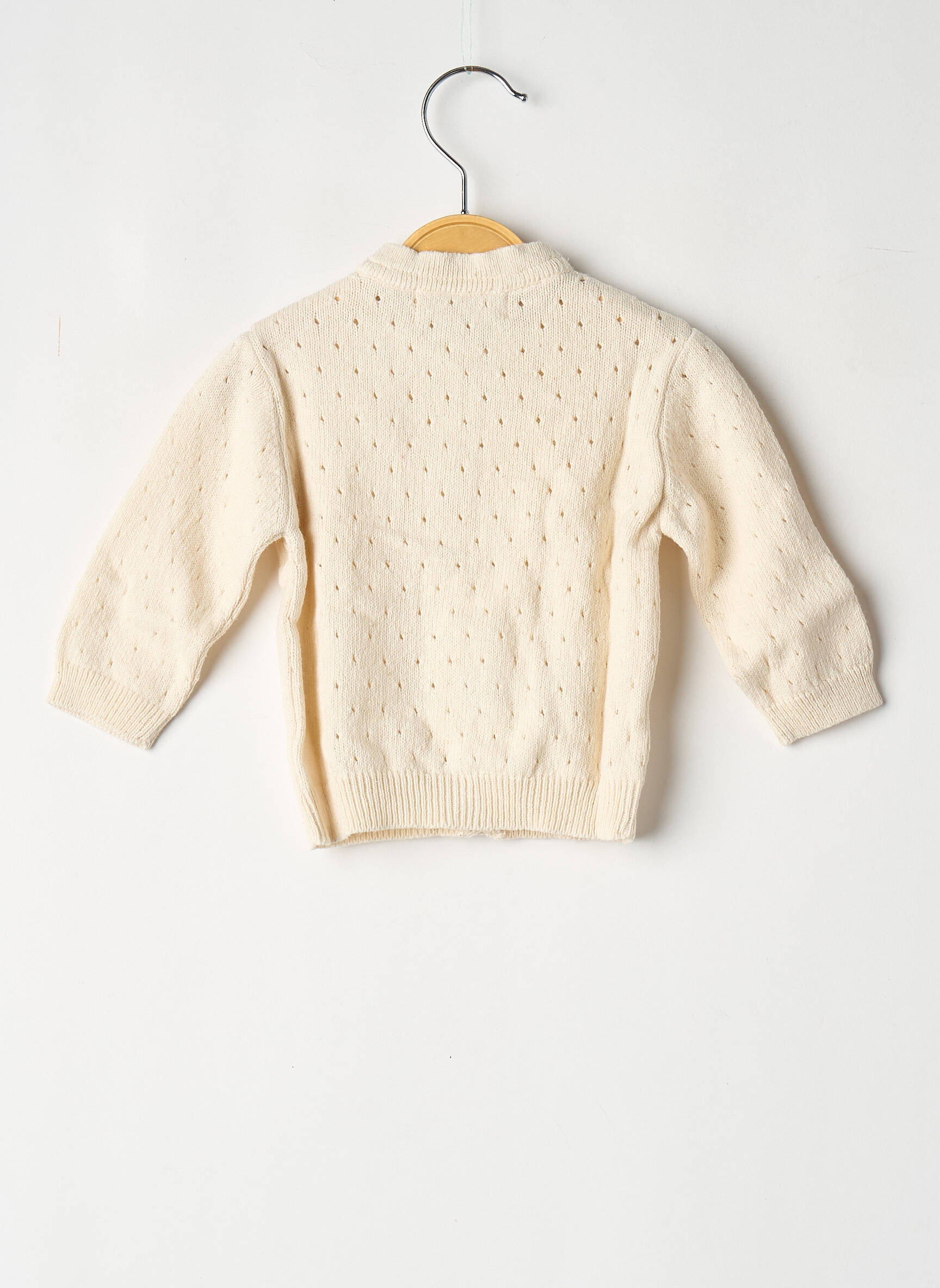 Gilet manches longues blanc LA PETITE COLLECTION fille