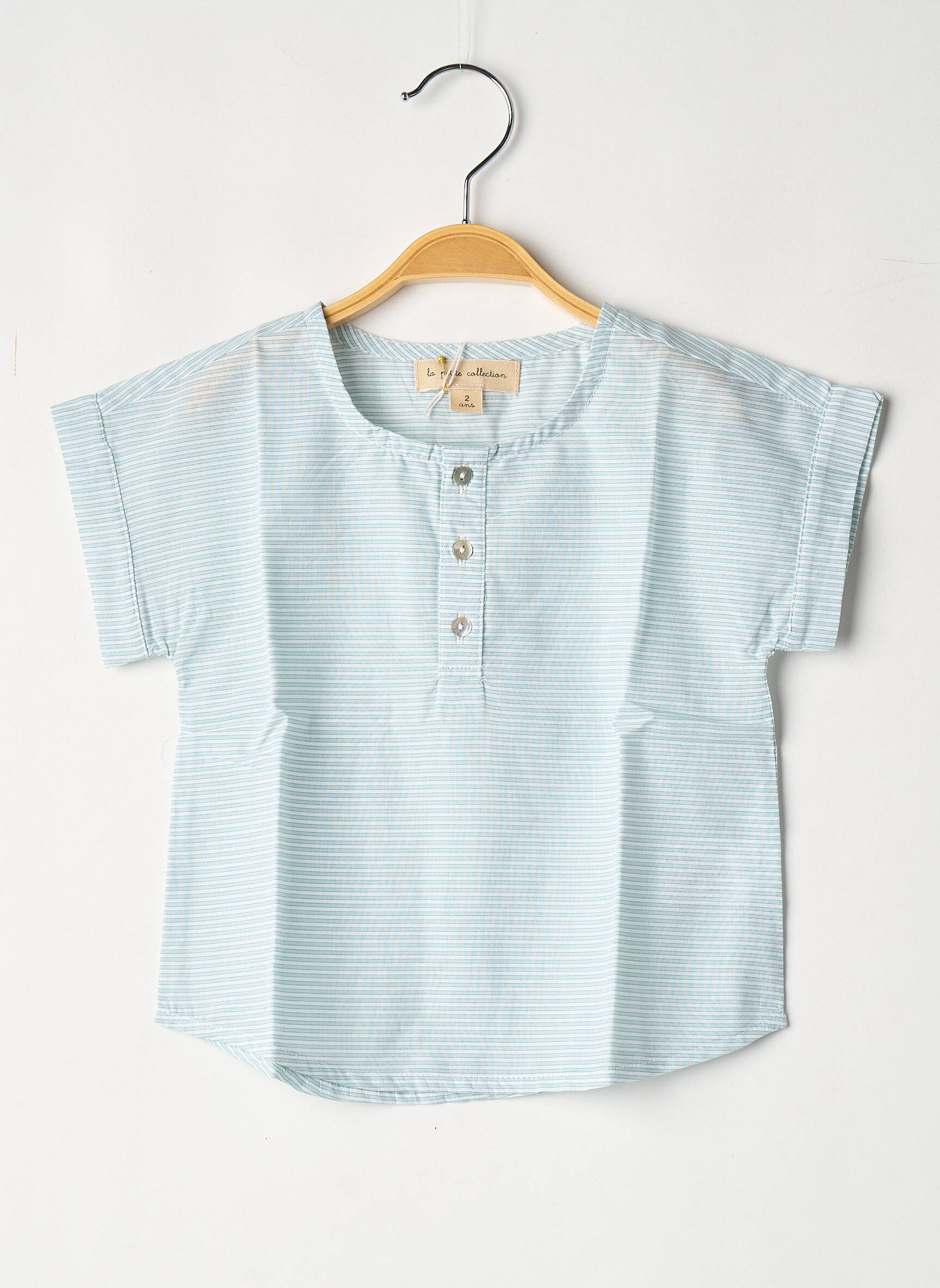 T-shirt bleu LA PETITE COLLECTION fille
