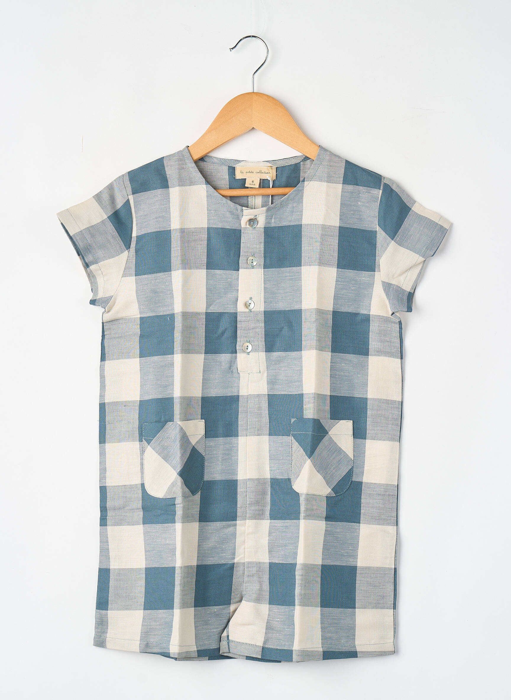Combishort bleu LA PETITE COLLECTION fille