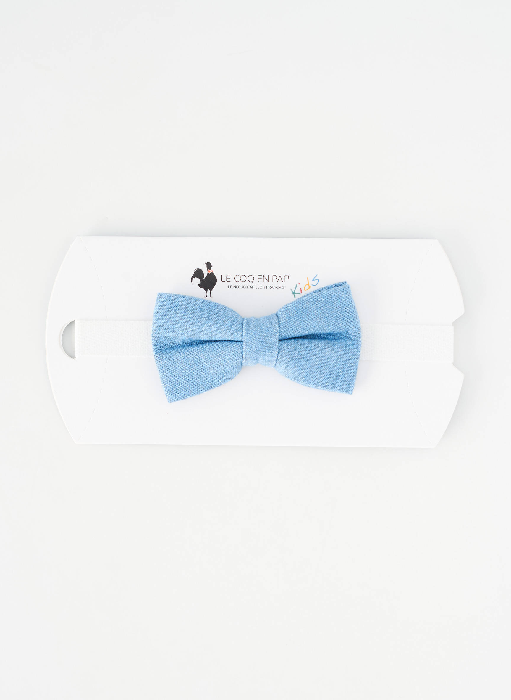 Noeud papillon bleu LE COQ EN PAP' garçon