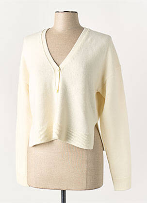 Gilet manches longues blanc THEORY femme