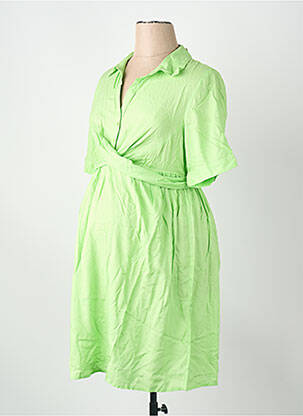 Robe courte vert MAMA LICIOUS femme