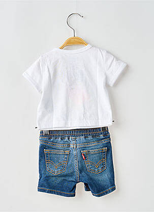 Ensemble short blanc LEVI'S fille