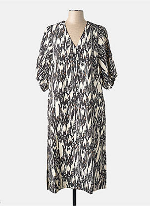 Robe mi-longue beige OBJECT femme