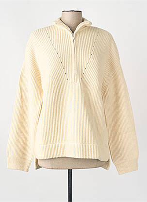 Pull blanc SWILDENS femme