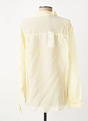 Chemise manches longues jaune POMANDERE femme