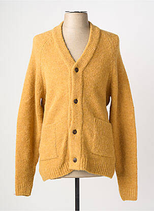 Gilet manches longues jaune HOMECORE homme