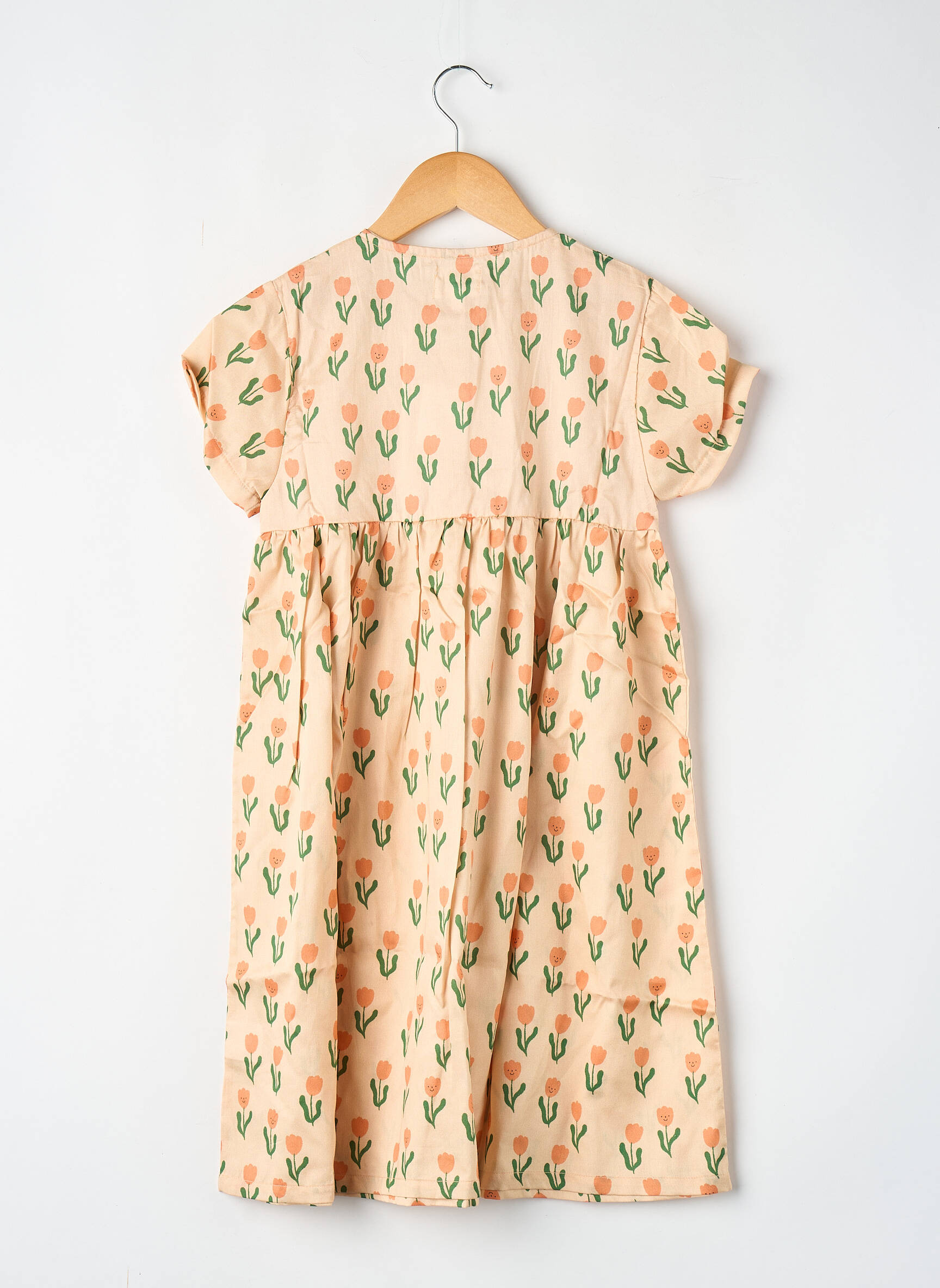Robe longue rose APACHES fille