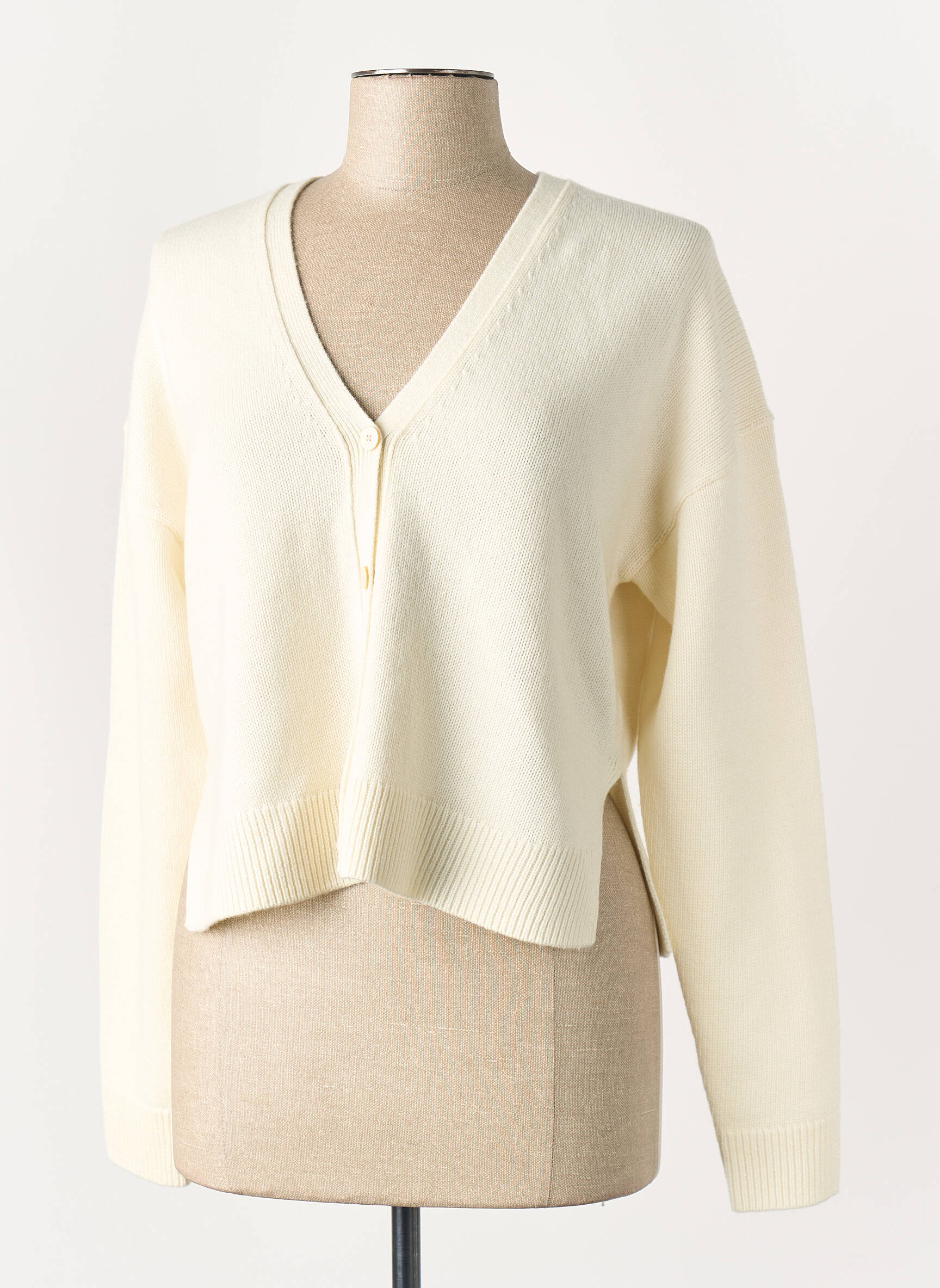 Gilet manches longues blanc THEORY femme