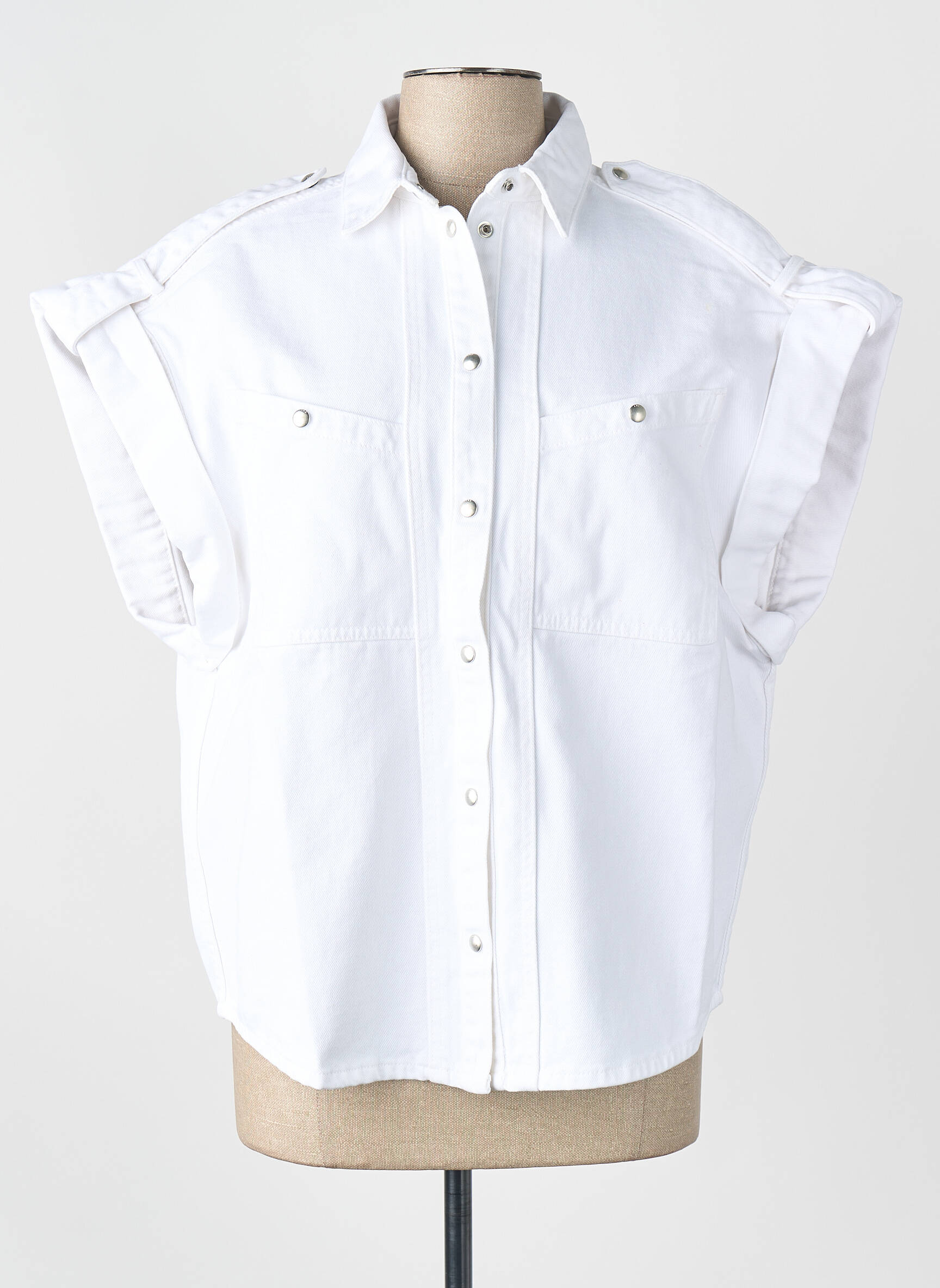 Veste en jean blanc IRO femme