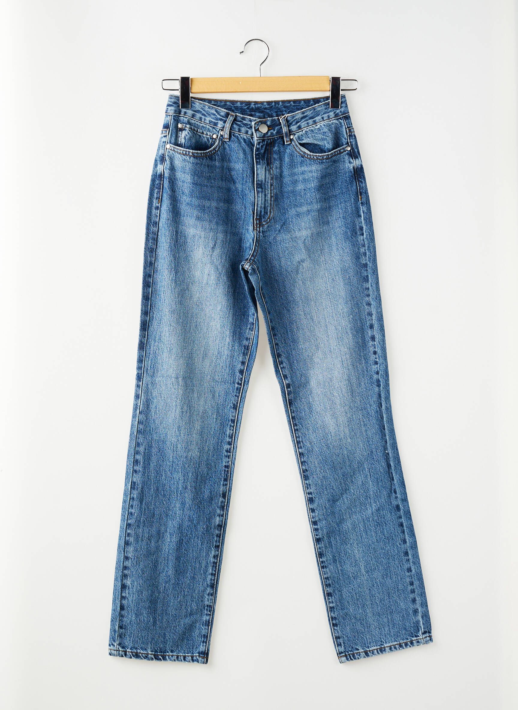 Jeans coupe droite bleu VILA femme