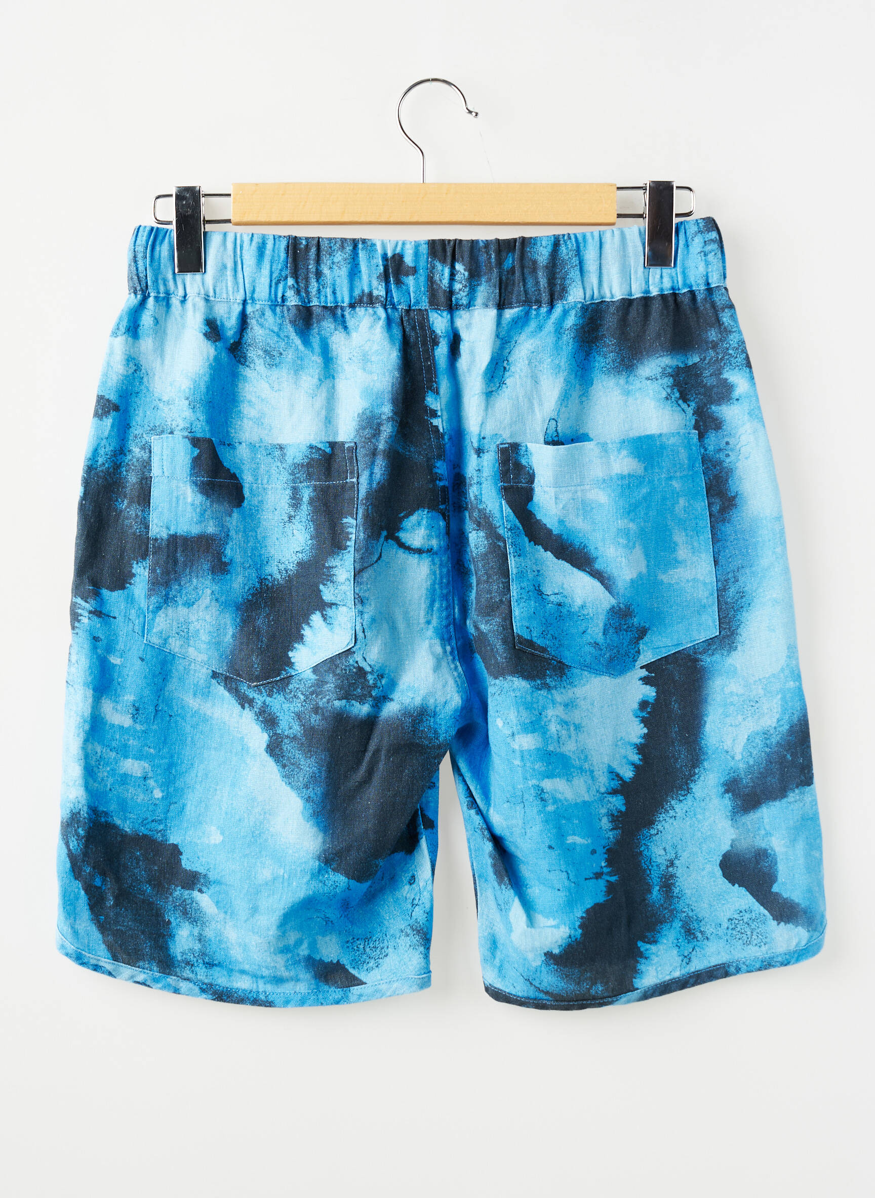Short bleu KNOWLEDGE COTTON APPAREL homme