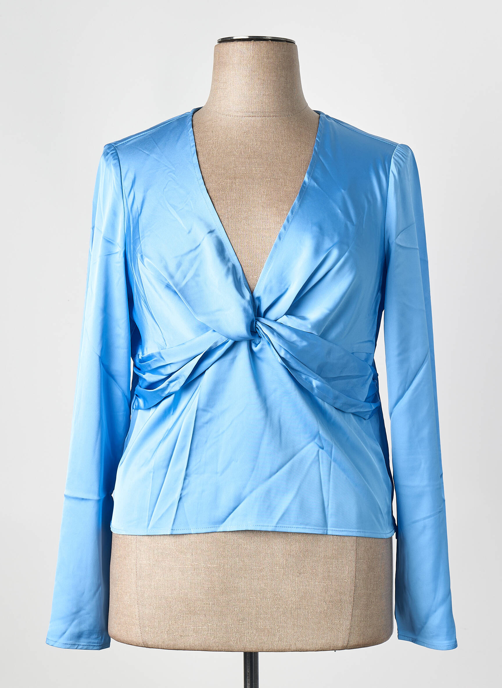 Top bleu GINA TRICOT femme