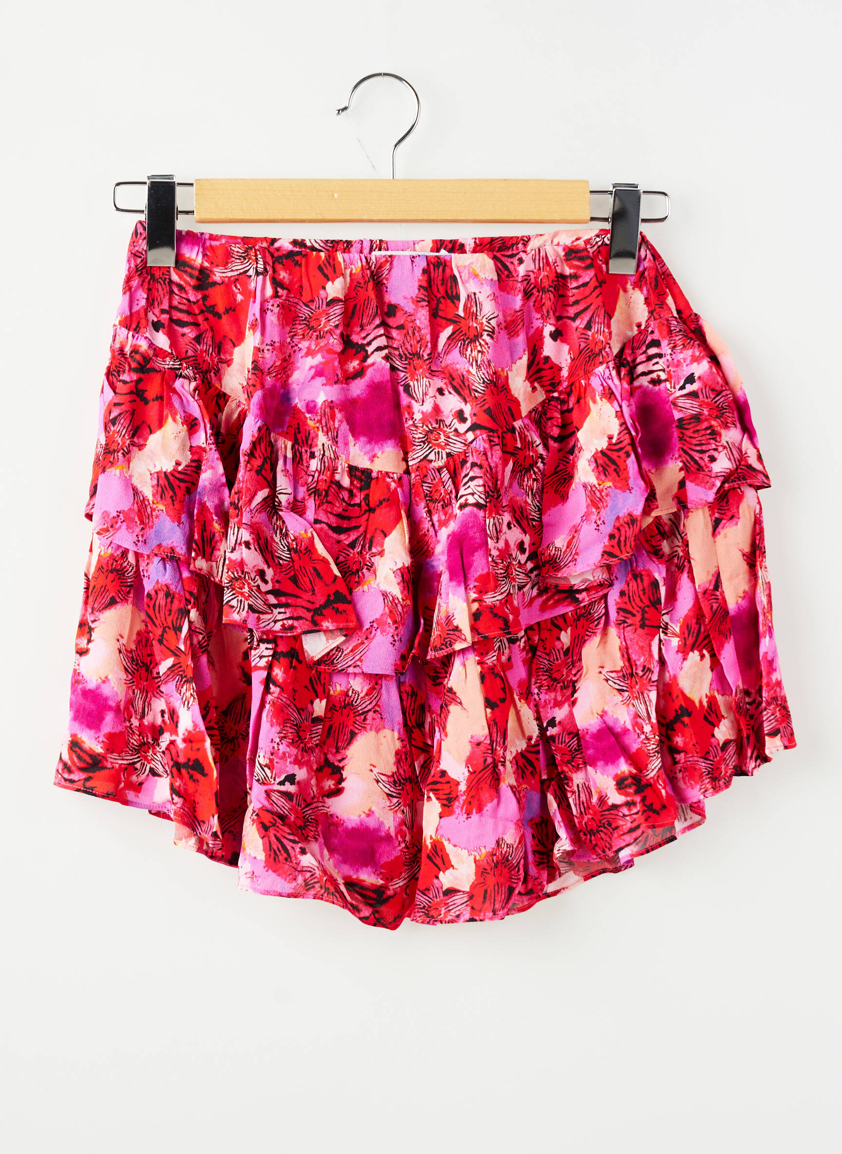 Jupe courte rose IRO femme