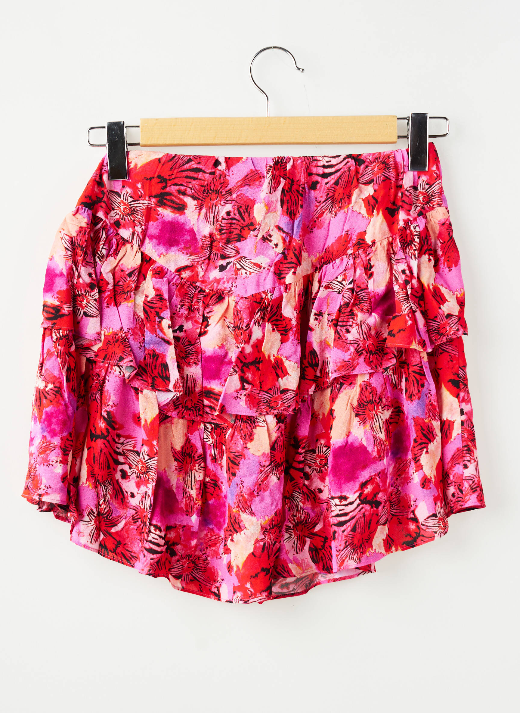 Jupe courte rose IRO femme