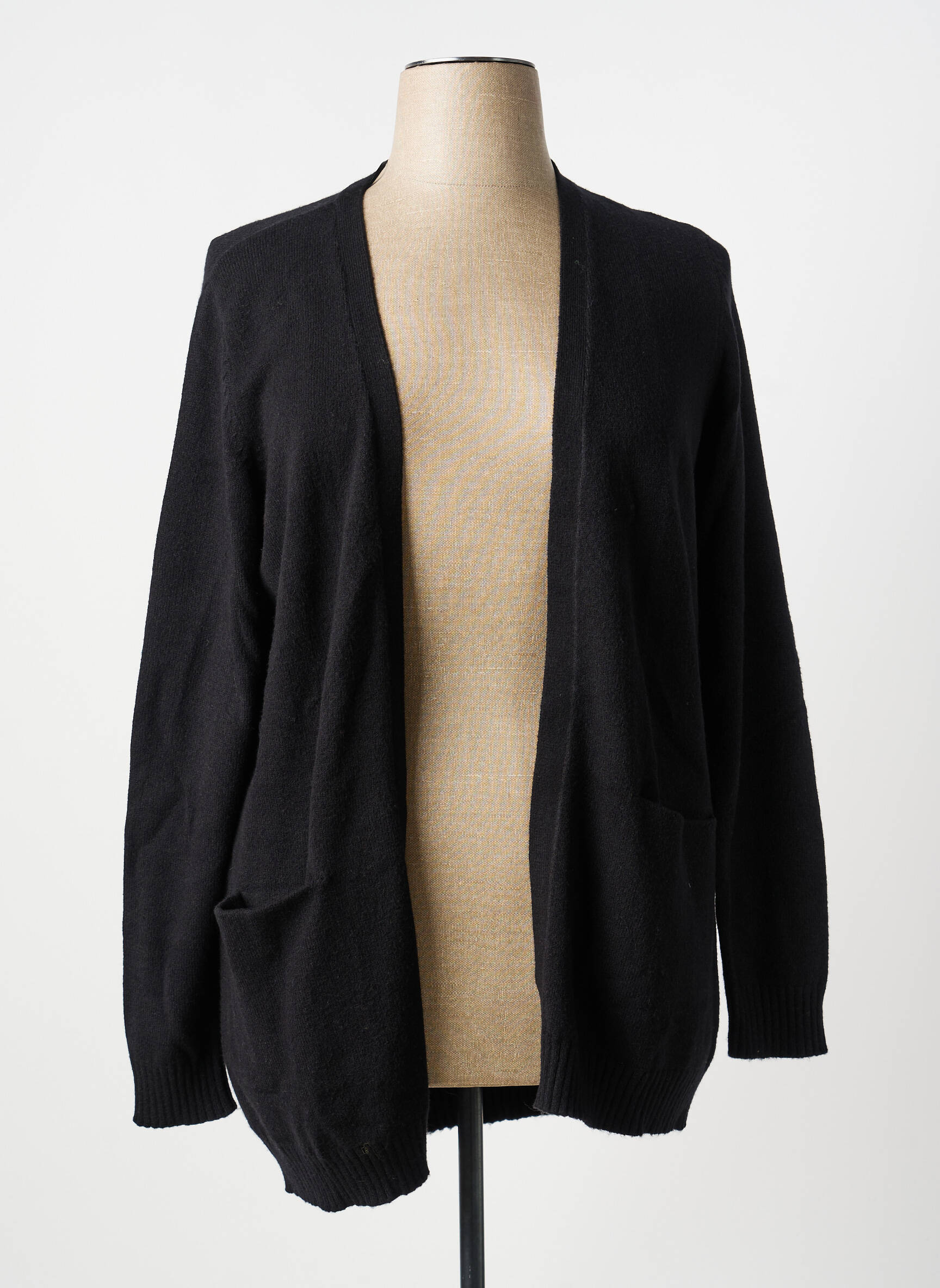 Gilet manches longues noir EVOKED VILA femme